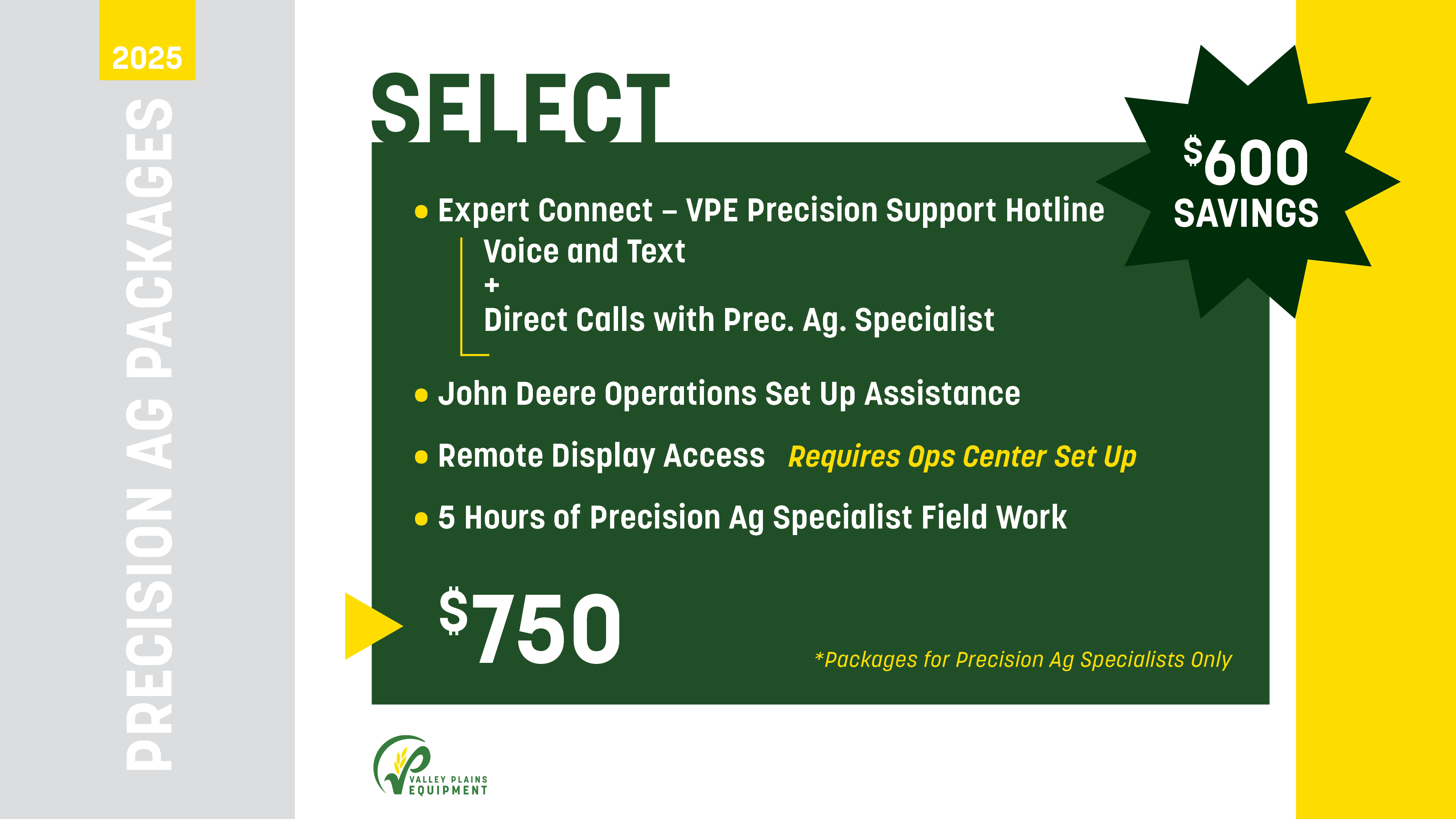 Select Package Details